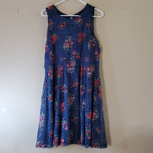 3/$6 My Michelle XXL Floral Lace Dress
